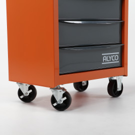 CHARIOT GRAND ALYCO ORANGE 6 TIROIRS 680x460x1020MM